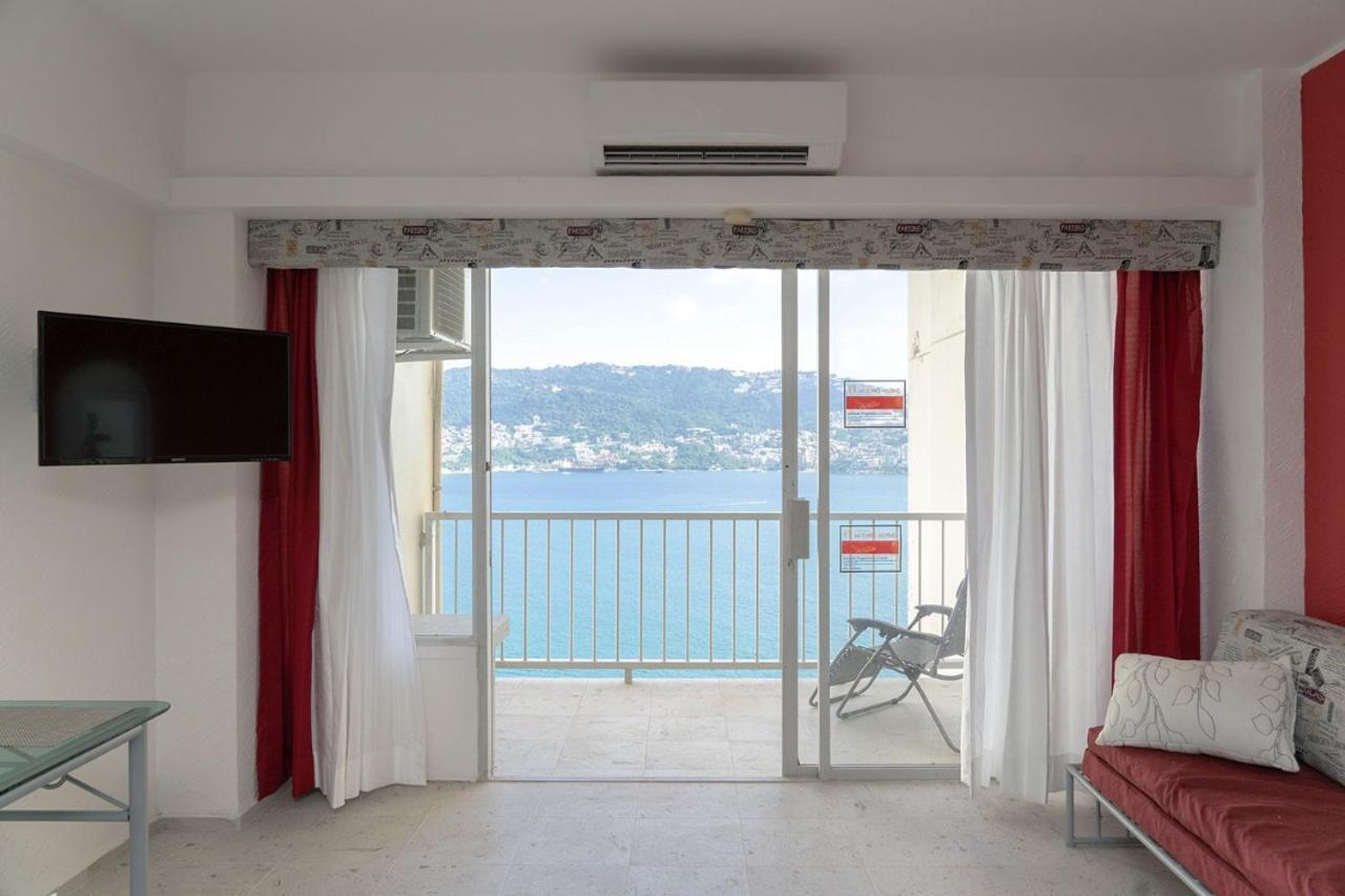 Apartamento Frente Al Mar En Torres Gemelas Acapulco