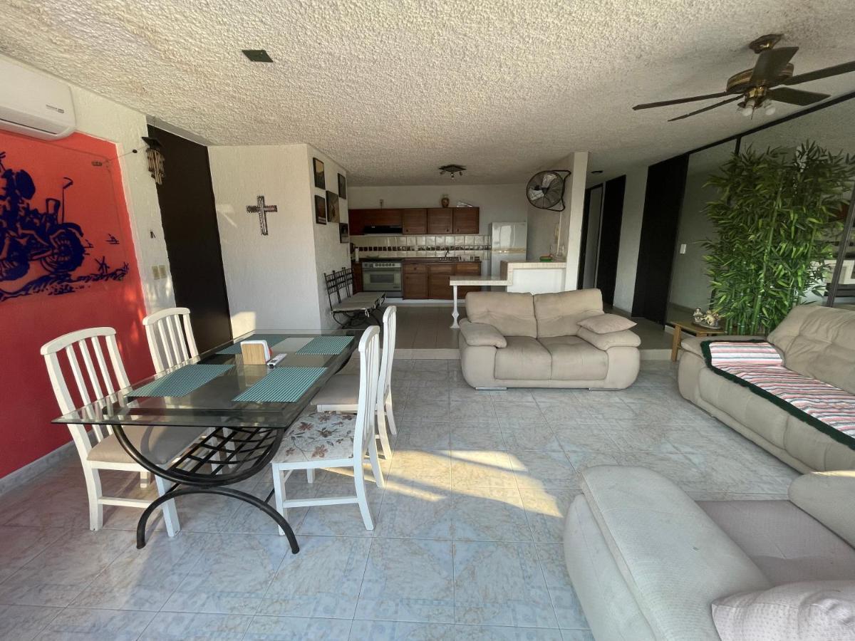 Roca Sola, Departamento Privado Con Vista Al Mar, Alberca, Terraza Y Aire Acondicionado Apartamento