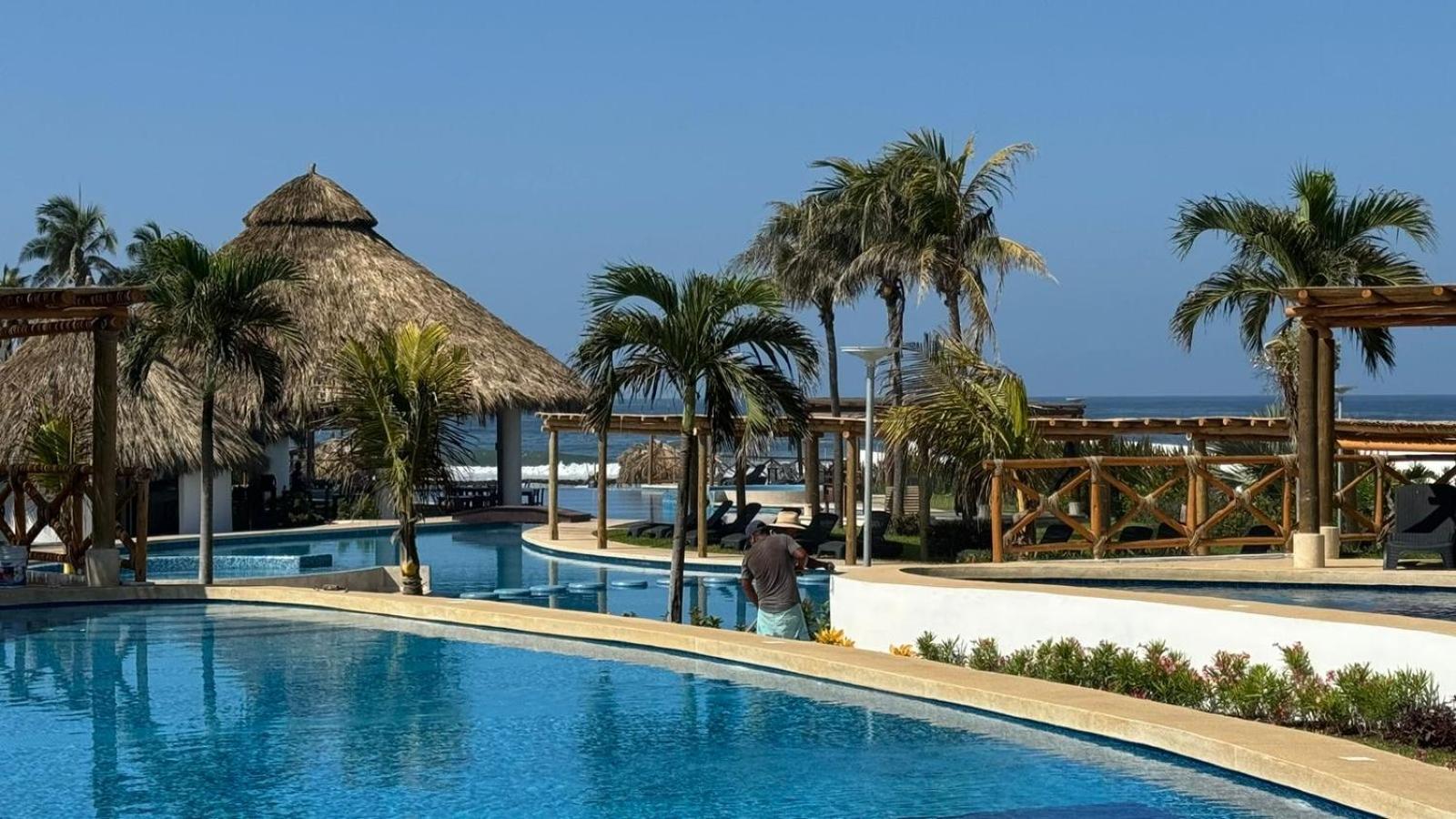 Diamante, Club De Playa Privado, Canchas Padel 8 Huespedes Apartment